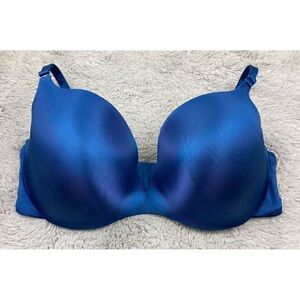 Cacique blue bra with padding and underwire
